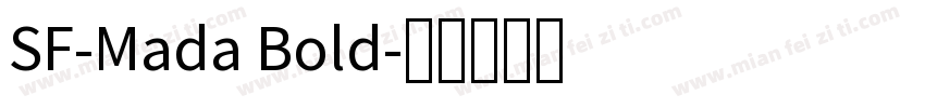 SF-Mada Bold字体转换